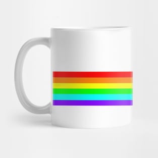 Rainbow Tardis Mug